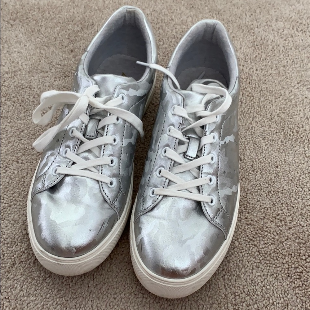 silver camo aldo sneakers